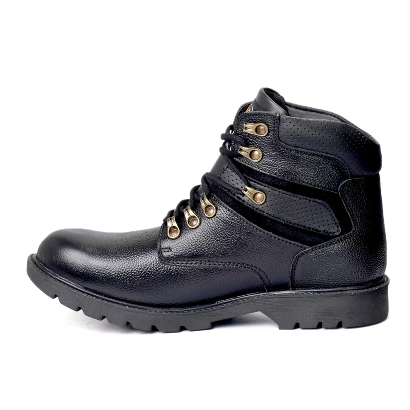 Bacca Bucci Steel Toe Boots Real Grain Leather